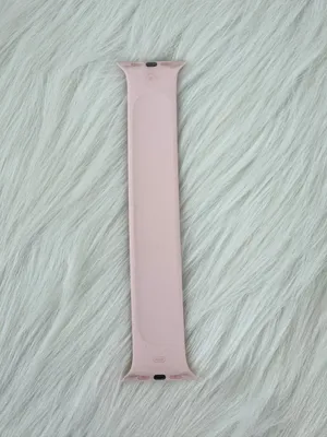 Used Apple Watch Chalk Pink Solo Loop Silicon Fitted Band Size 6 (45mm) thumbnail 6