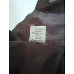 Christopher & Banks Jacket Brown Faux Leather Zip Up Pockets Women's size L thumbnail 12