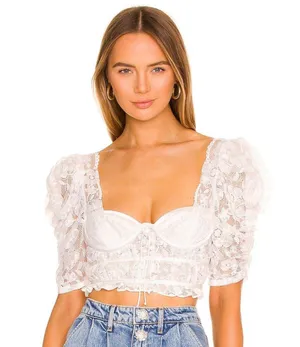 For Love & Lemons Lorena Top thumbnail 2