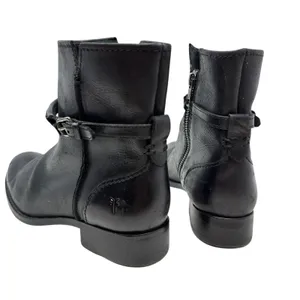 Frye Melissa Seam Short Boots‎ Leather Black Size US 6 thumbnail 11