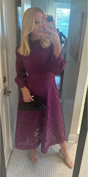 Dalia Macphee Dress Maxi Purple thumbnail 1