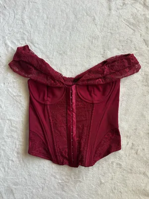 Outcast Clothing Philippa Top Deep Red thumbnail 7