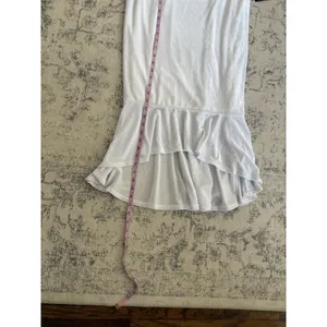 Lulus How Much I Care White Velvet Off-the-Shoulder Midi Dress Size XL Bridal thumbnail 7