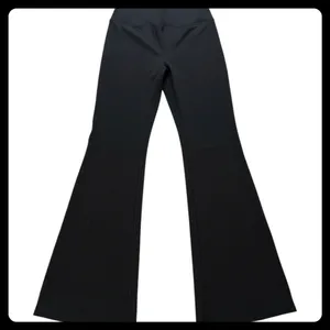 Yogalicious Lux Mia Flare Women S Black High Waist Seamed Yoga Pants thumbnail 6