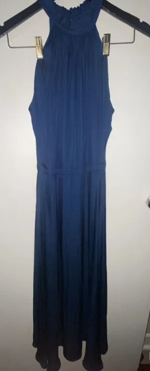 Banana Republic Navy Blue Maxi Dress thumbnail 1
