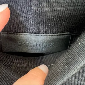 New Fear Of God Essentials Ribbed Legging in Black thumbnail 6