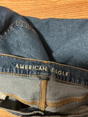 American Eagle Low-Rise Baggy Ultra Wide-Leg Jean Size 4 Regular thumbnail 8