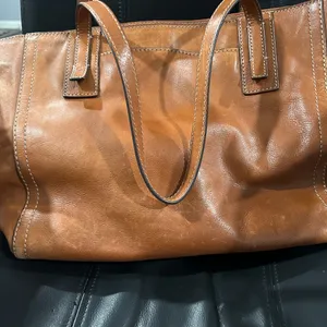 Fossil Women's Brown Leather Tote thumbnail 5