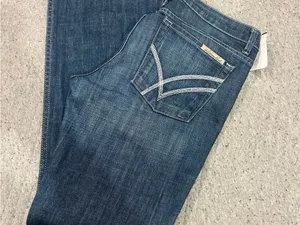 Justin Timberlakes William Rast Women's Blue Denim Jeans thumbnail 5