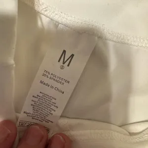 Women's White High-Waisted Shorts NWOT thumbnail 2