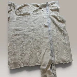 Ulla Johnson Ivory 100% Silk Embroidered Ruffle Tie Neck Blouse Top Size 0 thumbnail 7
