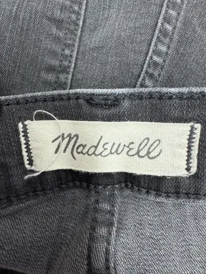 Madewell Black Button Fly 10” High-Rise Skinny Jeans Size 32 thumbnail 6