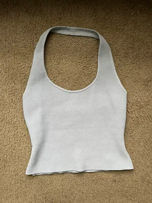 Babaton Sculpt Knit Backless Halter Top thumbnail 1