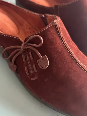 Naturalizer "Detail" Brown Suede Slide On Mule Flats Comfort Mules Size 7 thumbnail 4