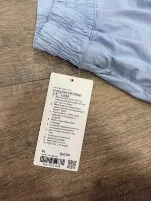 Blue Lululemon Hotty Hot 2.5" Shorts thumbnail 3