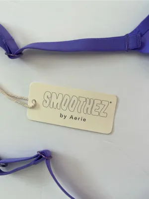 Aerie Smoothez Mesh Unlined Bra Purple Size 36B NEW NWT thumbnail 4