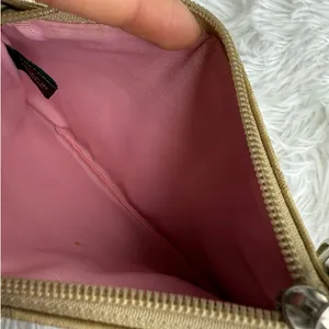 COACH Gold Silver Signature Wristlet thumbnail 4
