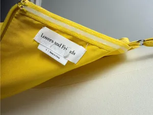 Lovers + Friends Karen Mini Dress Yellow green size small thumbnail 8