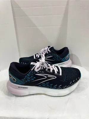 Brooks Women's Glycerin 20 Running Shoes Peacoat/Ocean/Lilac/Navy Size 8.5 Wide thumbnail 6