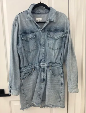 PISTOLA Nina dress denim dress long sleeve thumbnail 1