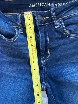 American Eagle Outfitters Dark Blue Stretch Skinny Jeggings thumbnail 5