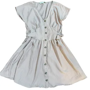 ZARA Pink Button‎ Front Midi Dress Women Soft Girly Cottagecore Feminine Sz XS thumbnail 11