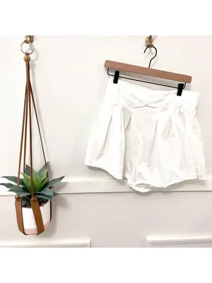 Free People Miki Short Size L White Pleated OB1323787 thumbnail 2