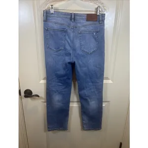 Hidden Jeans Straight Leg Women Size 31 Light Blue Distressed High Rise Cotton thumbnail 5