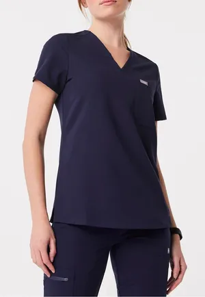 Figs Casma Three-Pocket Scrub Top Navy Blue Size XL thumbnail 1