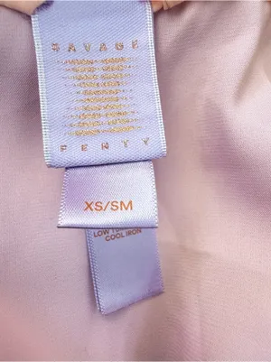 Savage X Fenty Purple Lightning Bolt Short Kimono Style Satin Robe Size XS/SM thumbnail 4