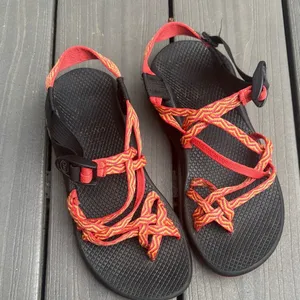 Chacos Pink and Orange Sandals with Adjustable Straps thumbnail 3