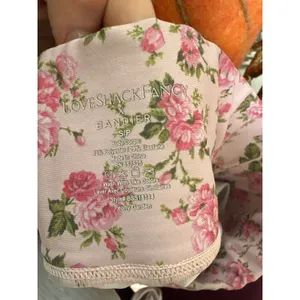 LOVESHACKFANCY X BANDIER Biker Shorts in Peony Garden Size Small thumbnail 4
