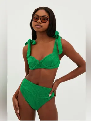 Beach Riot Underwire Bikini Top, Small , Green, $118 thumbnail 1
