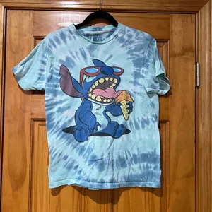 Disney Stitch Ice Cream Tie Dye T-Shirt thumbnail 3