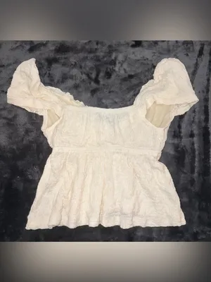 Princess Polly Kellan Cap Sleeve Top Cream Size 2 New with tag thumbnail 11