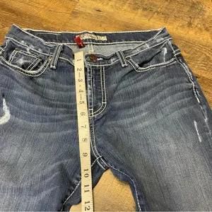 BKE Buckle Drew Denim Capri Jeans Stretch Womens 29 Contrast Stitch Western thumbnail 4