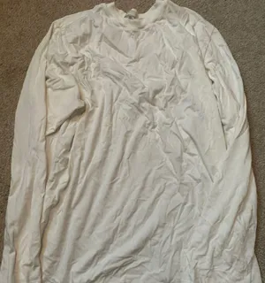 SKIMS boyfriends long sleeve t shirt thumbnail 1
