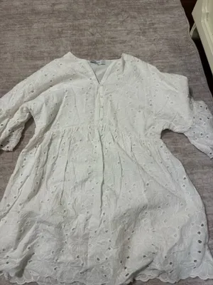 Petal & pup white eyelet dress size medium thumbnail 2