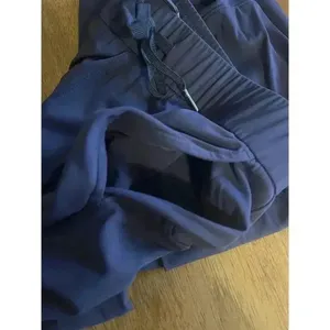 Versatile Navy Blue Drawstring‎ Joggers Athleisure Comfort Pants F21 thumbnail 4