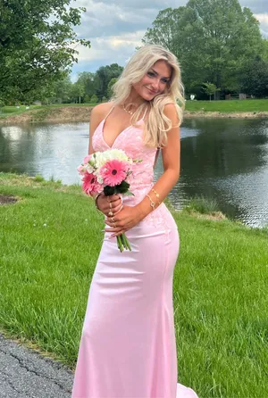 Faviana Dress Prom Pink thumbnail 1