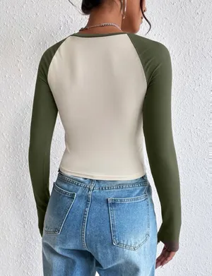 Mushrooms Raglan Sleeve Tee  thumbnail 2
