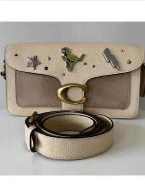 EUC Embellished Coach Tabby Shoulder Bag 26 | Designer Crossbody Purse thumbnail 7
