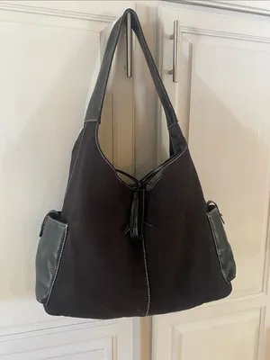 GIVENCHY PARFUMS LADIES vintage LARGE CANVAS BAG thumbnail 2