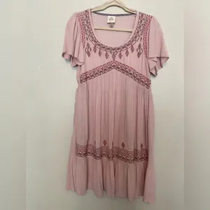 Knox Rose‎ Dress Boho Cottagecore Embroidered Ruffle Romantic Valentines Day thumbnail 2