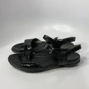 Ecco black‎ sandals size 39 thumbnail 4
