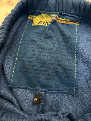 Aviator Nation Women’s Smiley 2 Sweatpants Jogger Royal Navy Blue Small thumbnail 7