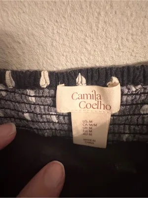 CAMILA‎ COELHO Polka Dot Puff Sleeve Dress thumbnail 3