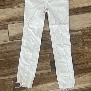 Free people white skinny ankle jeans thumbnail 2