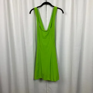 Outdoor Voices Neon Green Cross Back Athletic Dress Sz.L thumbnail 8