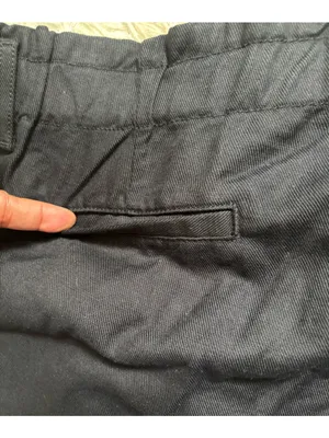 GAP Black Women’s Straight-Leg Twill Elasticized Pant Size L thumbnail 15